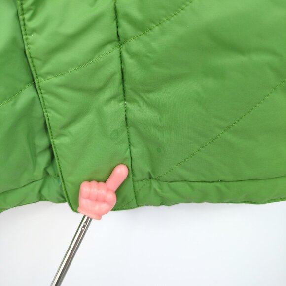 Burton Girls Reversible Puffer Vest XL Pink Green Outdoor Preppy Cold Weather - Picture 14 of 14